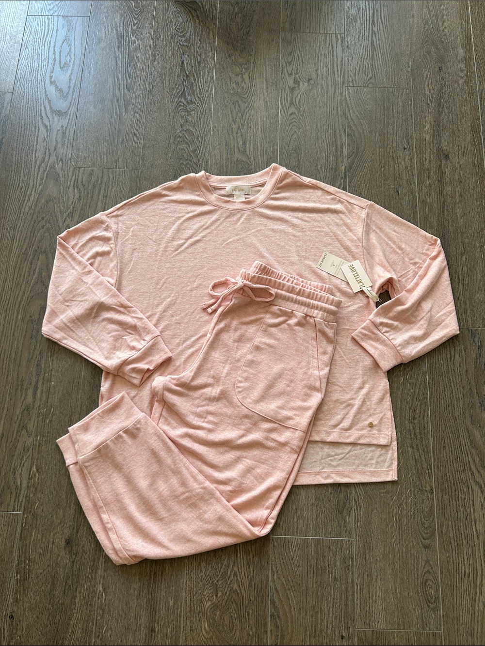 Latte Love Loungewear Set NWT (Soft Pink L)